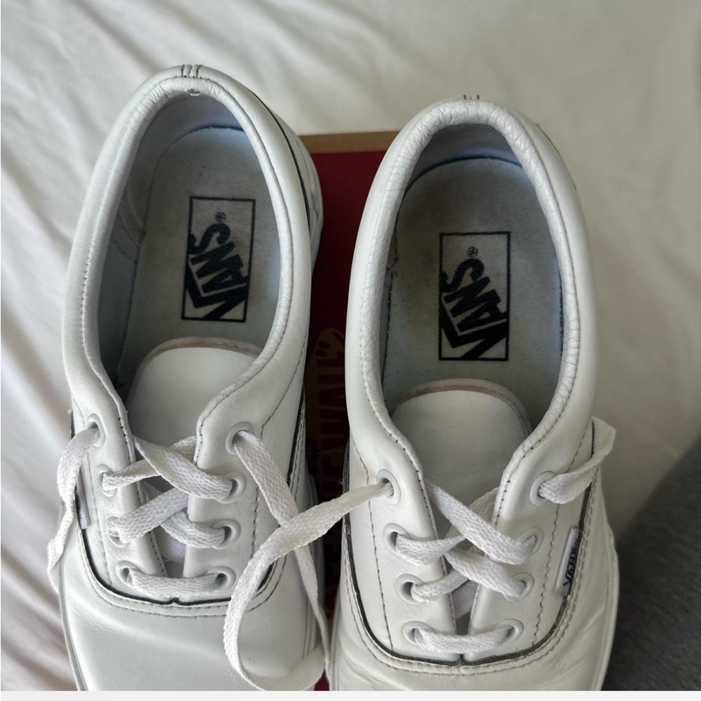 VANS ERA STACKED PLATFORM – TRUE WHITE LEATHER - Picture 4 of 6